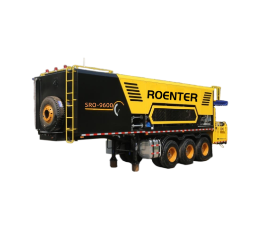 SRO-9600TFC loại xe kéo Máy dọc bề mặt vi mô thông minh, Máy dọc niêm phong bùn để bảo trì đường nhựa