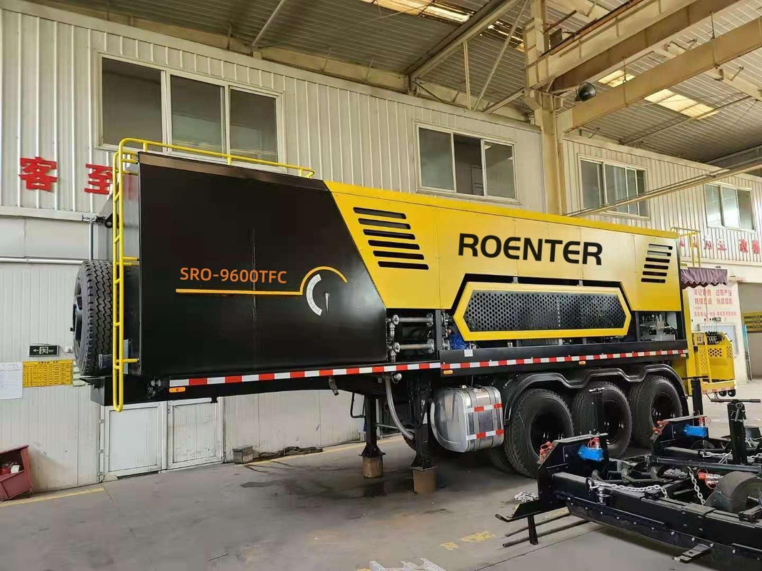 SRO-9600TFC loại xe kéo Máy dọc bề mặt vi mô thông minh, Máy dọc niêm phong bùn để bảo trì đường nhựa
