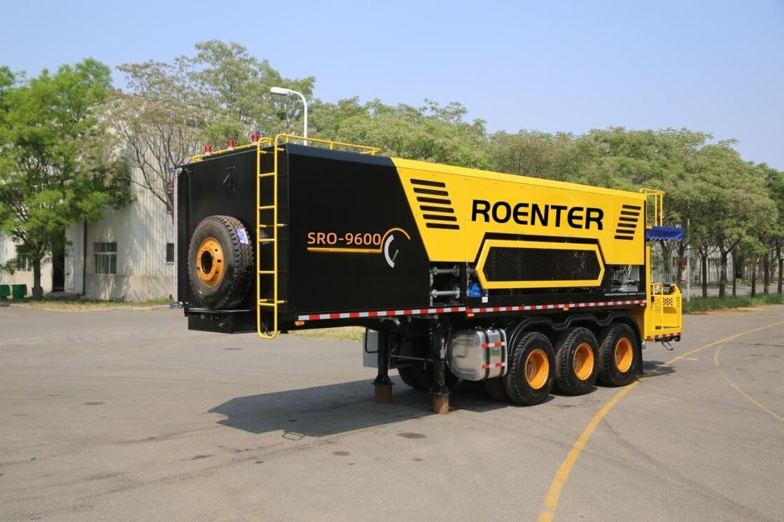 SRO-9600TFC loại xe kéo Máy dọc bề mặt vi mô thông minh, Máy dọc niêm phong bùn để bảo trì đường nhựa