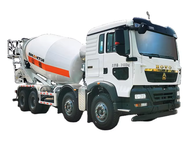 Xe tải trộn bê tông 8cbm C610 với MAN T5G Cab Weichai Động cơ 8x4 cho xây dựng
