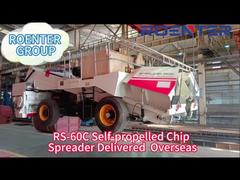 Máy rải chip tự hành RS‑60C được giao ở nước ngoài